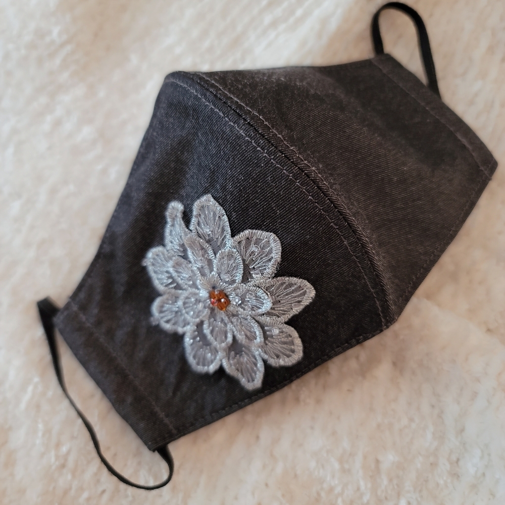 Fashion Mask (black washed denim)